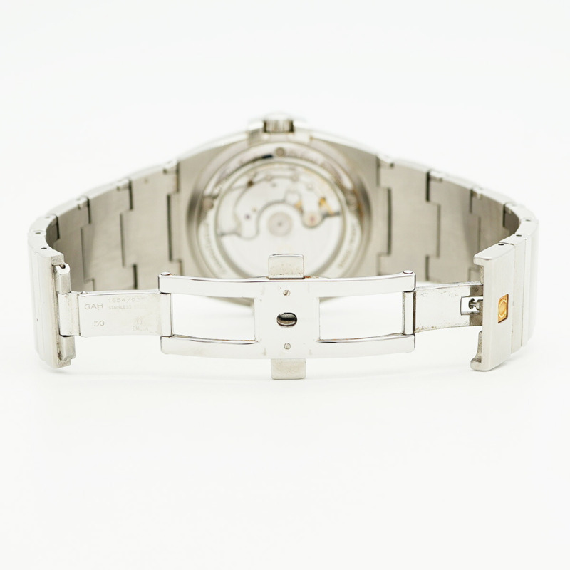 歐米茄星座系列 1503.30 銀色錶盤男士腕錶-3