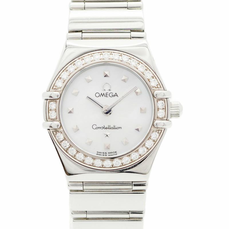 歐米茄星座系列 1465.71 白色錶盤女錶-0