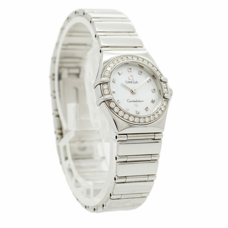 歐米茄星座系列 1465.71 白色錶盤女錶-3