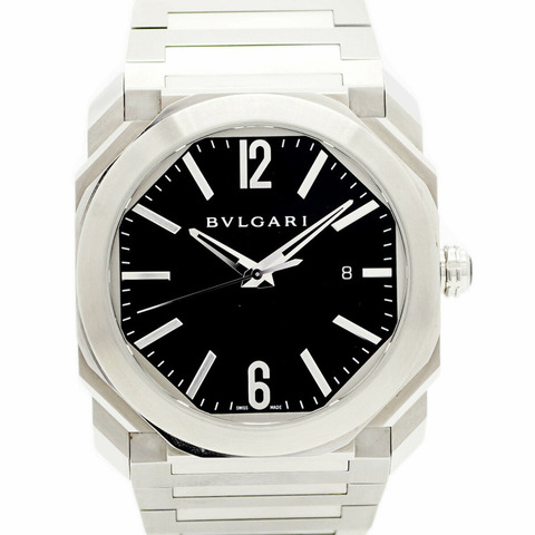 寶格麗 Octo BGO41S 黑色錶盤男士腕錶