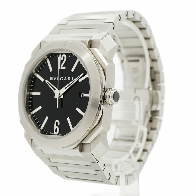 寶格麗 Octo BGO41S 黑色錶盤男士腕錶-2