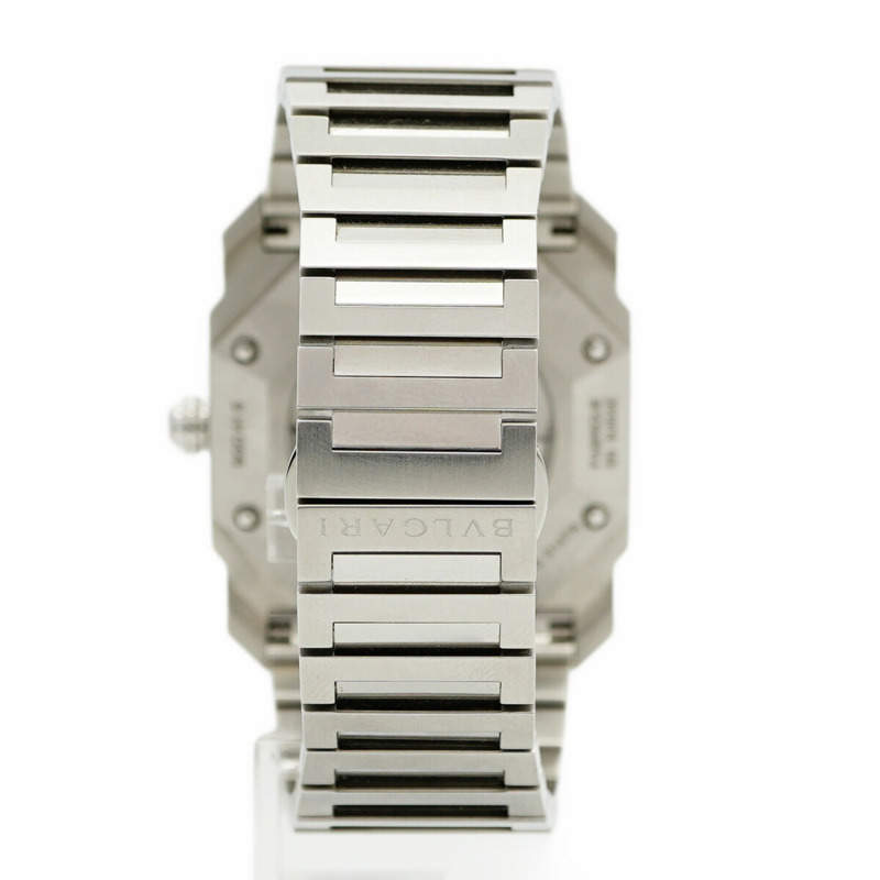 寶格麗 Octo BGO41S 黑色錶盤男士腕錶-7