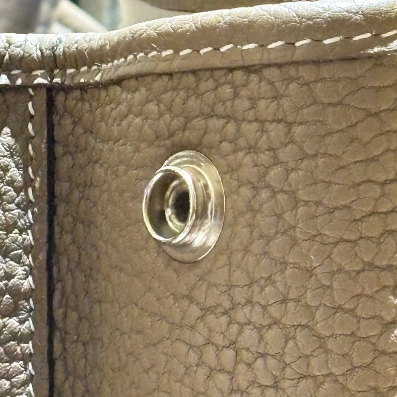 【現貨｜快速出貨】Hermès 愛馬仕 Garden Party 36 大象灰 Etoupe｜C刻2018年｜經典托特花園包-7