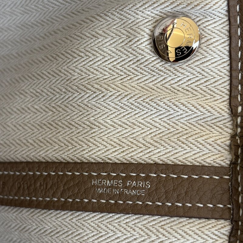 【現貨｜快速出貨】Hermès 愛馬仕 Garden Party 36 大象灰 Etoupe｜C刻2018年｜經典托特花園包-10