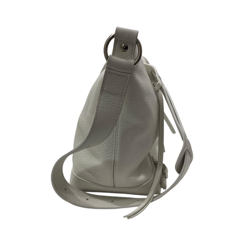 BALENCIAGA 巴黎世家 NEO CLASSIC HOBO BAG 皮革 胸/腰包 白色-3