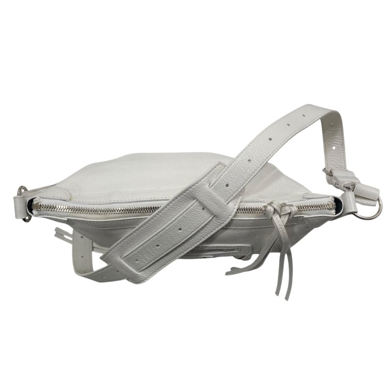 BALENCIAGA 巴黎世家 NEO CLASSIC HOBO BAG 皮革 胸/腰包 白色-5