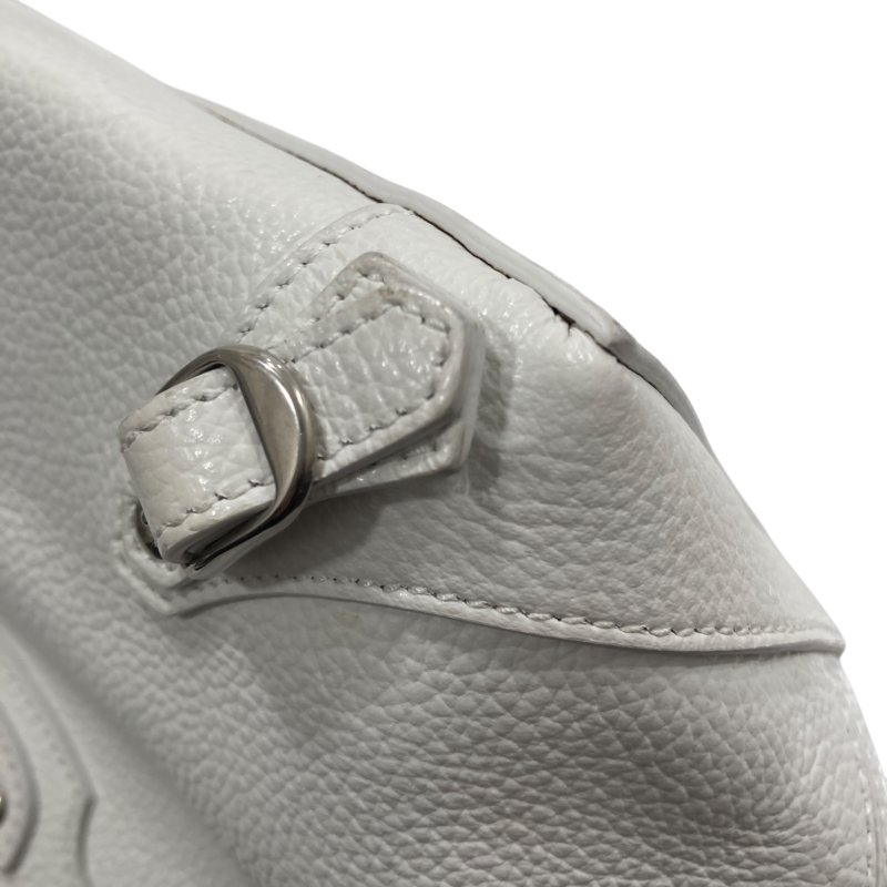 BALENCIAGA 巴黎世家 NEO CLASSIC HOBO BAG 皮革 胸/腰包 白色-9