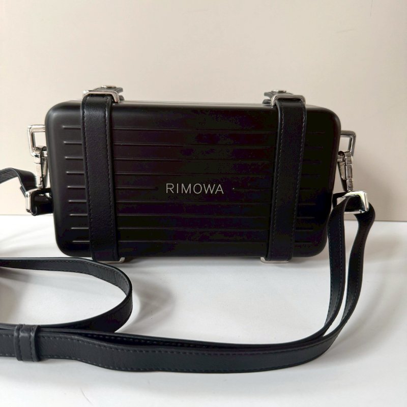 DIOR x RIMOWA 聯名 絕版 限量 黑色 鋁合金 手拿 斜背 行李箱包-1
