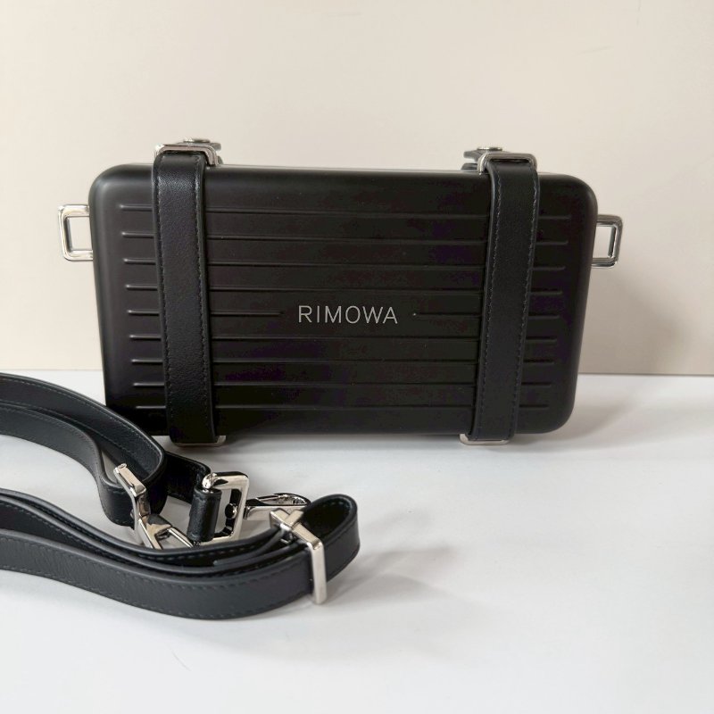 DIOR x RIMOWA 聯名 絕版 限量 黑色 鋁合金 手拿 斜背 行李箱包-2