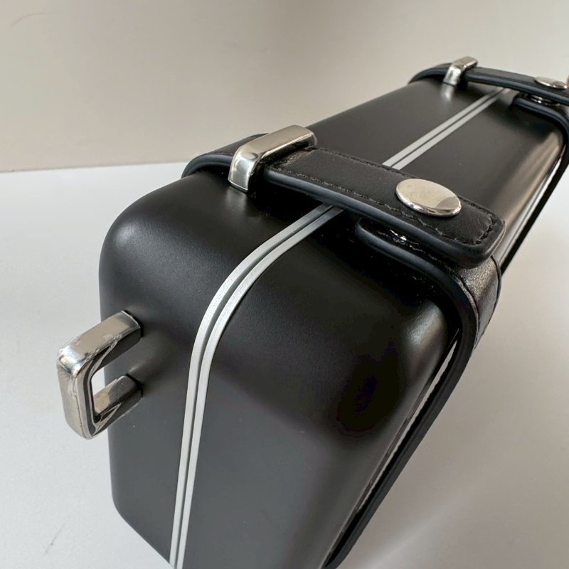 DIOR x RIMOWA 聯名 絕版 限量 黑色 鋁合金 手拿 斜背 行李箱包-6