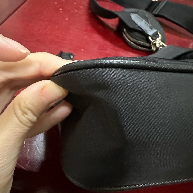 ［二手］Prada 三合一 尼龍黑色肩背包 hobo包-5