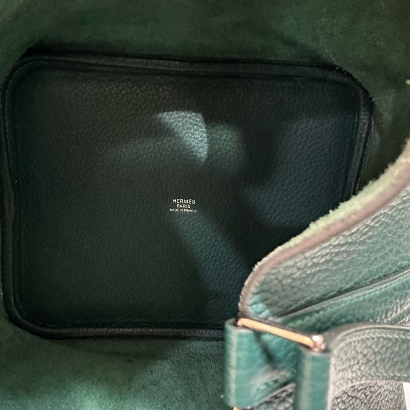 Hermès Picotin 22 T/C leather Green 綠色銀扣-5