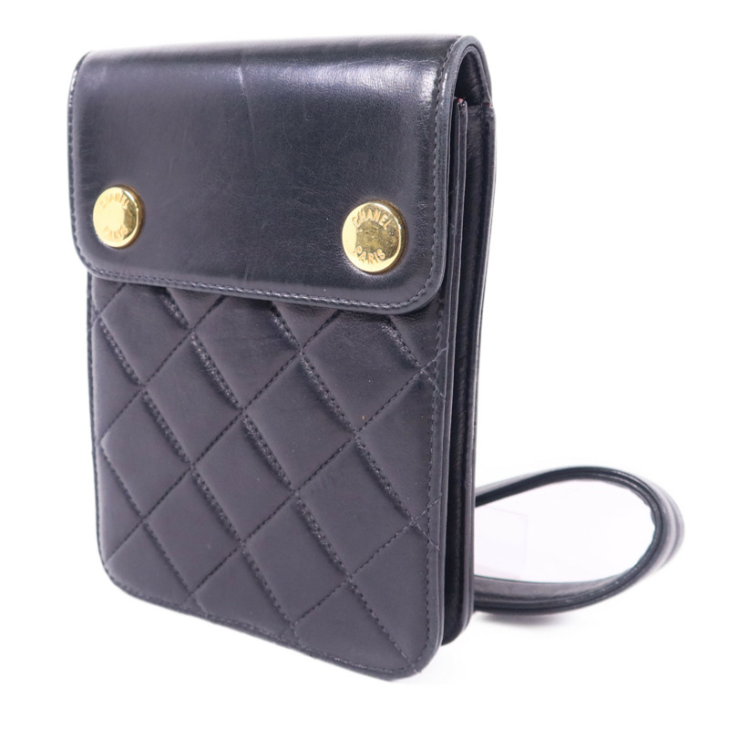 CHANEL 羊皮皮革Waist Bag金扣腰包-2