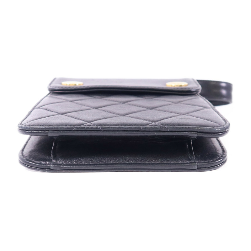 CHANEL 羊皮皮革Waist Bag金扣腰包-3