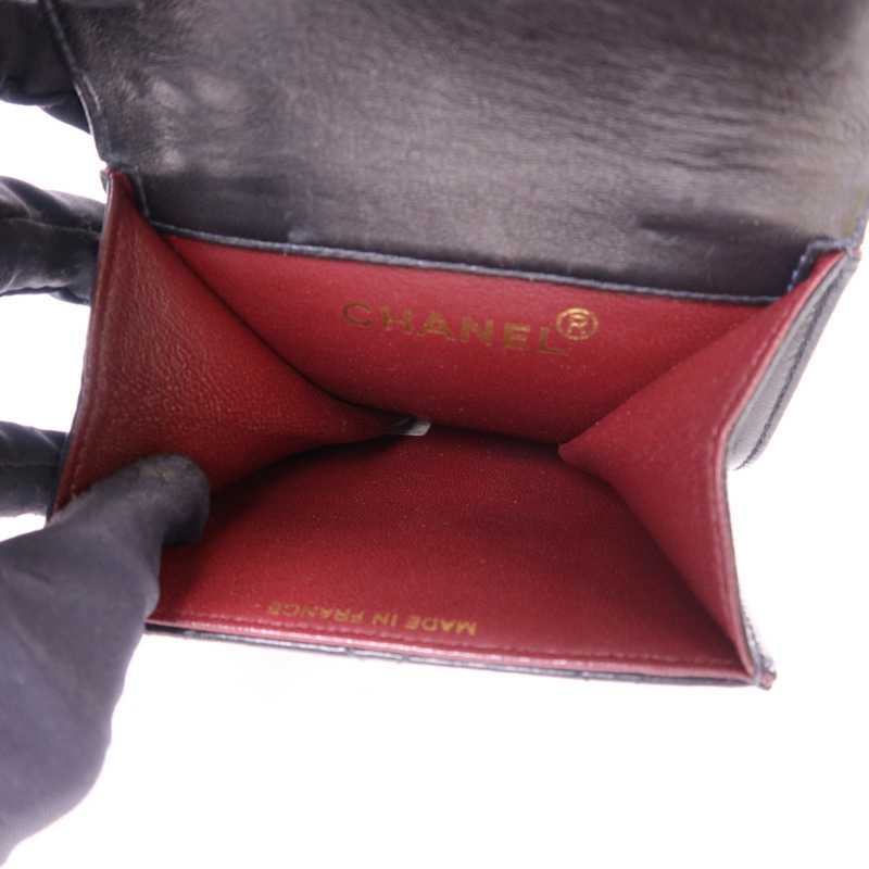 CHANEL 羊皮皮革Waist Bag金扣腰包-5