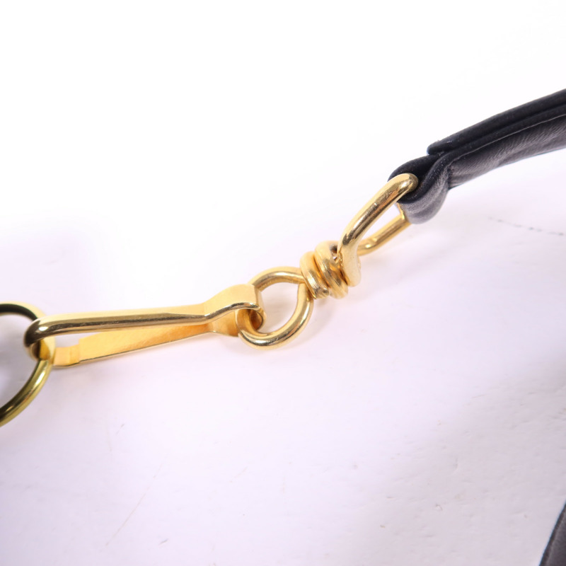 CHANEL 羊皮皮革Waist Bag金扣腰包-11