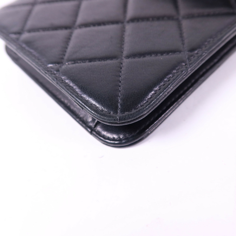 CHANEL 羊皮皮革Waist Bag金扣腰包-13