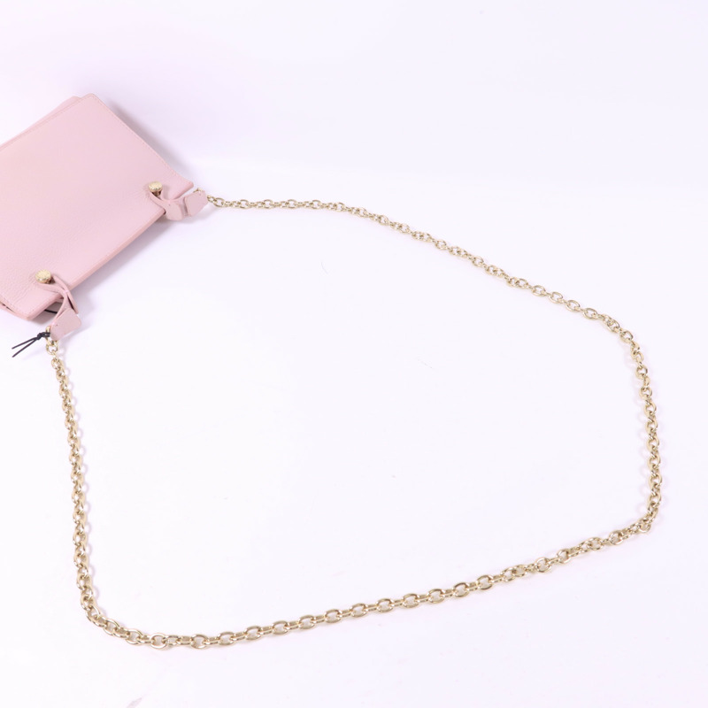 Furla 牛皮皮革Chain Shoulder Bag金扣鏈帶肩背袋-4