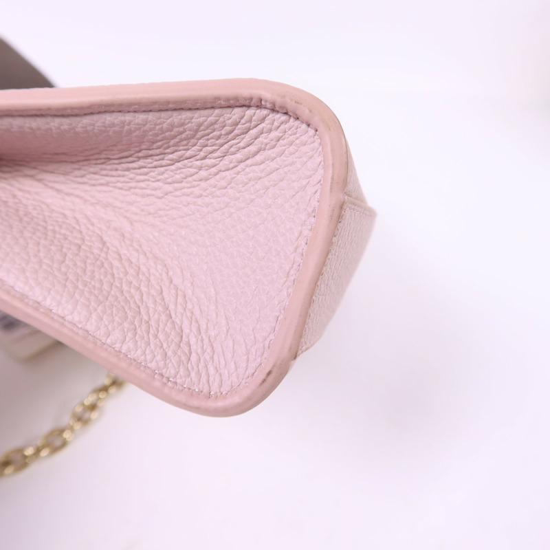 Furla 牛皮皮革Chain Shoulder Bag金扣鏈帶肩背袋-16