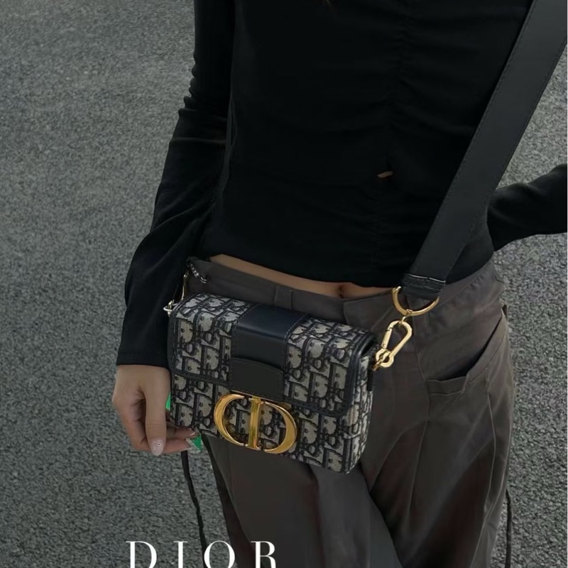 莉亞精品♡ Dior蒙田mini box小盒子 #二手美包-1