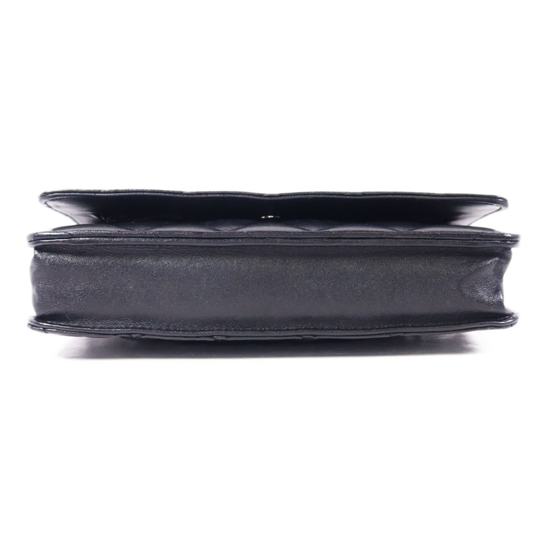 CHANEL 羊皮皮革WOC Wallet On Chain銀扣鏈帶肩背袋-3