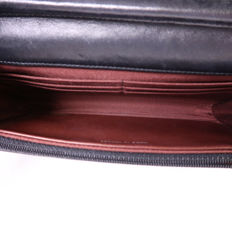 CHANEL 羊皮皮革WOC Wallet On Chain銀扣鏈帶肩背袋-5