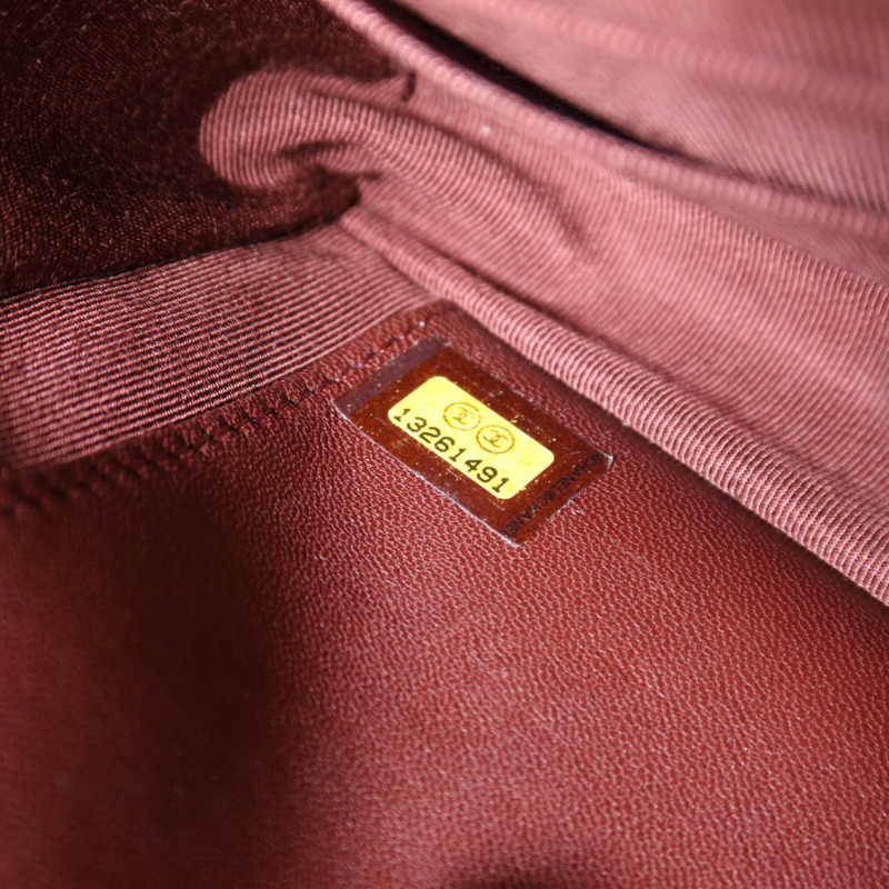 CHANEL 羊皮皮革WOC Wallet On Chain銀扣鏈帶肩背袋-8