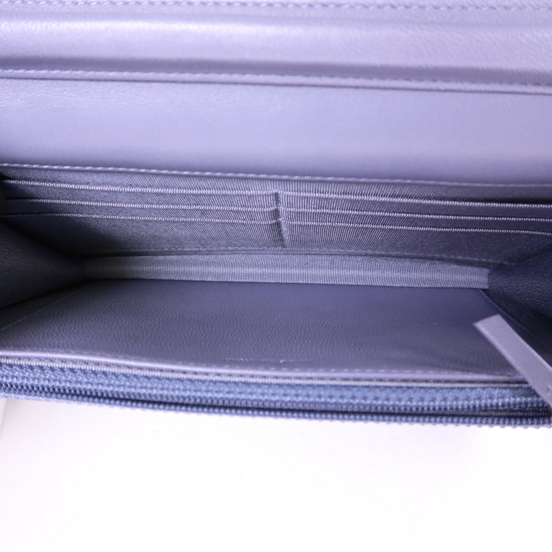 CHANEL 羊皮皮革WOC Wallet On Chain銀扣鏈帶肩背袋-5