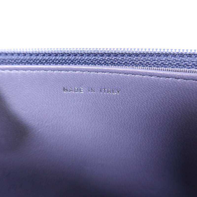 CHANEL 羊皮皮革WOC Wallet On Chain銀扣鏈帶肩背袋-7