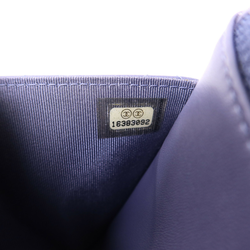 CHANEL 羊皮皮革WOC Wallet On Chain銀扣鏈帶肩背袋-8