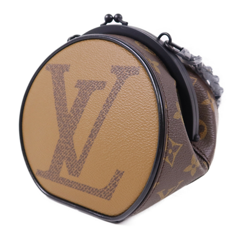 LOUIS VUITTON Monogram Reverse Boursicot BC鏈帶肩背袋-2