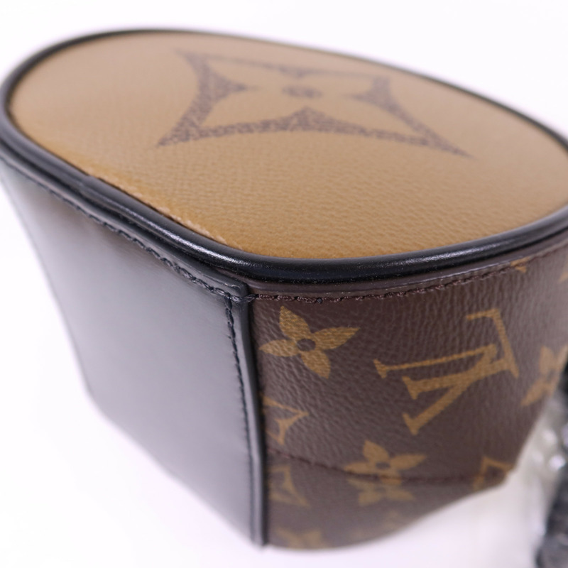 LOUIS VUITTON Monogram Reverse Boursicot BC鏈帶肩背袋-11