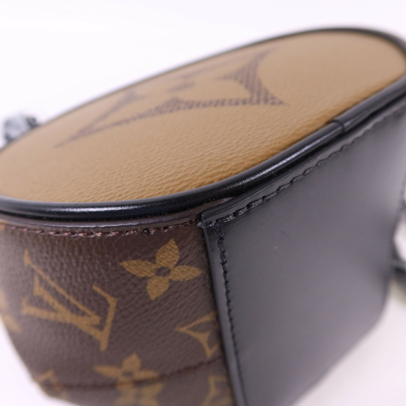 LOUIS VUITTON Monogram Reverse Boursicot BC鏈帶肩背袋-12