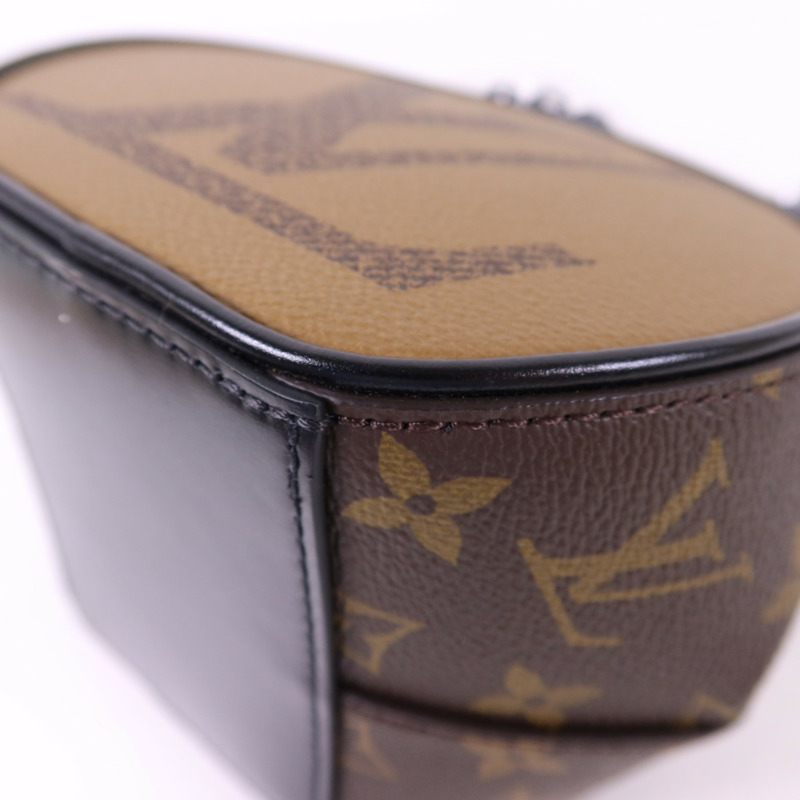 LOUIS VUITTON Monogram Reverse Boursicot BC鏈帶肩背袋-13