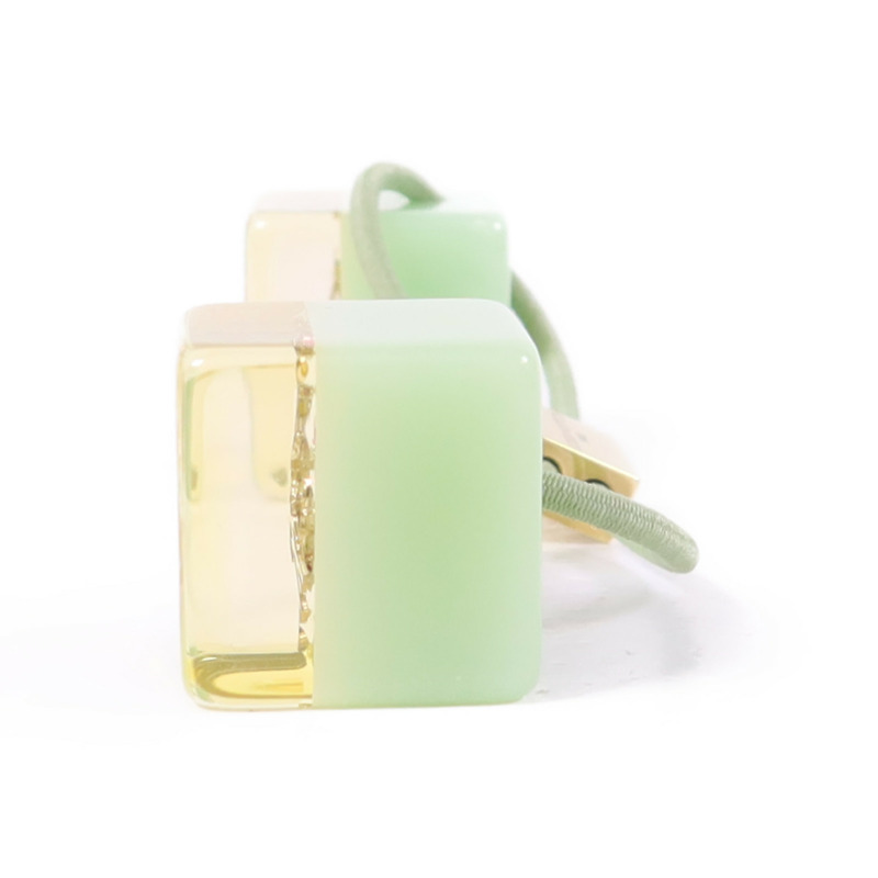 LOUIS VUITTON PVC Hair Cube頭髮橡皮筋-2