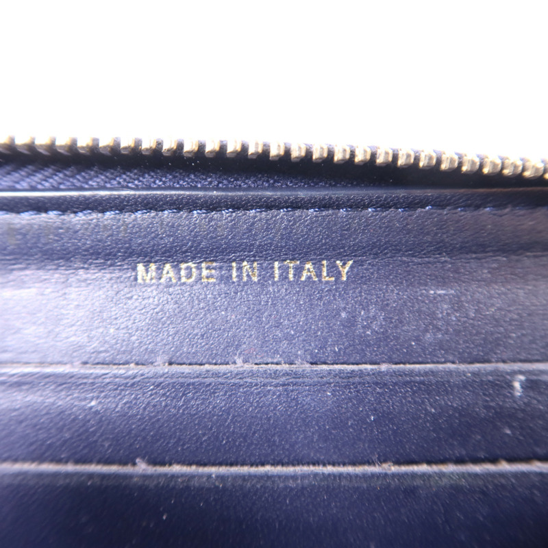 CHANEL 牛皮皮革Zipper Wallet金扣錢包-6