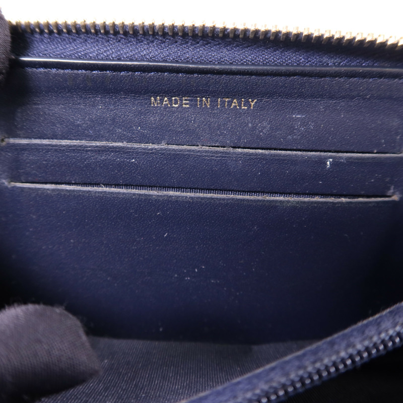 CHANEL 牛皮皮革Zipper Wallet金扣錢包-18