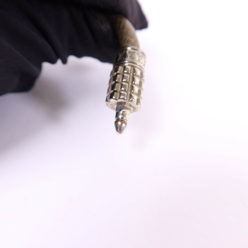 LOUIS VUITTON 皮革/金屬Digit Armband Bangle手鐲-9