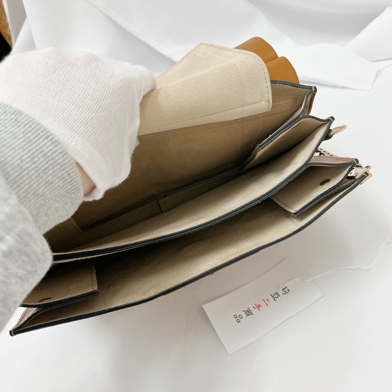 莉亞精品♡Chloe faye 咖藍色斜背包 二手-15