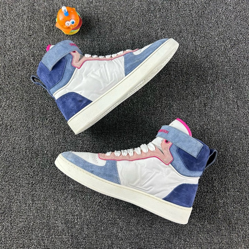 98新Louis Vuitton路易威登藍色高幫運動鞋 尺碼：37-2