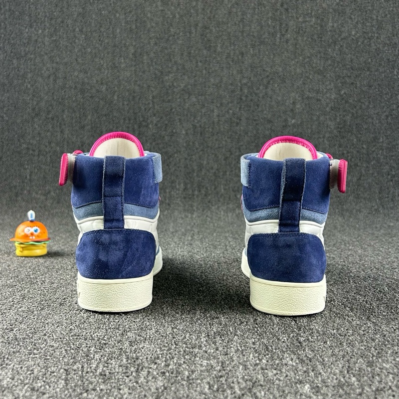 98新Louis Vuitton路易威登藍色高幫運動鞋 尺碼：37-4