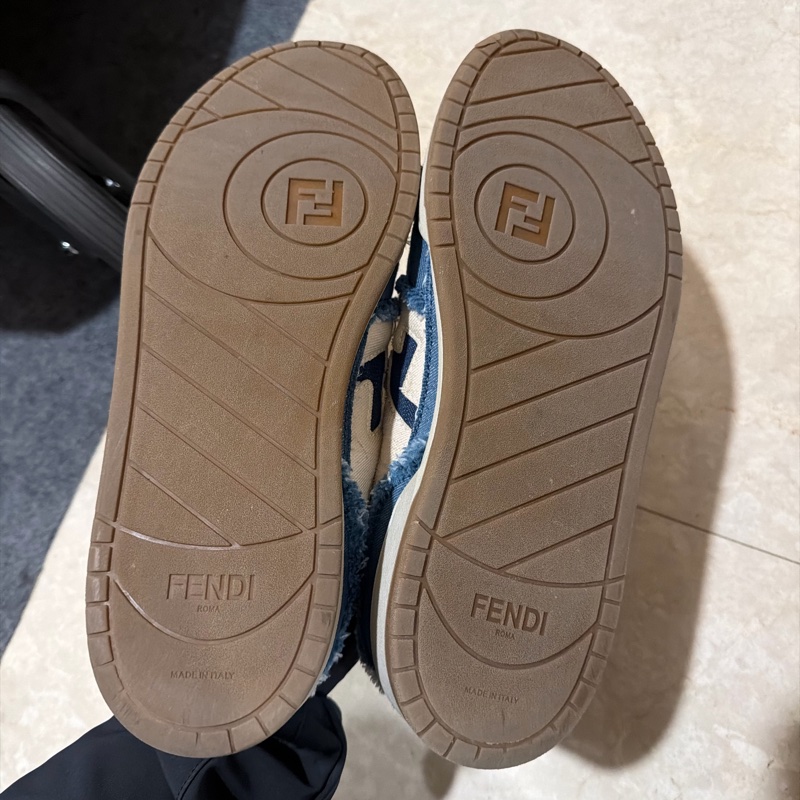 FENDI 牛仔球鞋-5