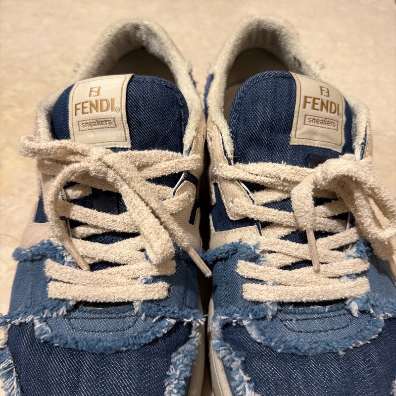 FENDI 牛仔球鞋-8