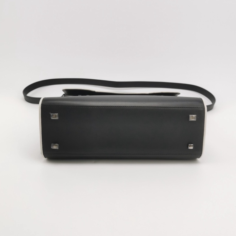 Delvaux Tempete 斜挎包 黑色 尺寸約27*10*22cm 附件:防塵袋/鏡子。-2