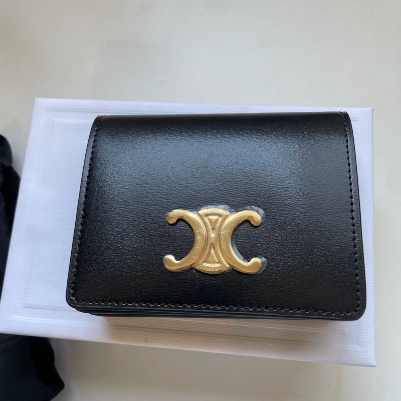 Celine Triomphe 名片夾(黑)-1