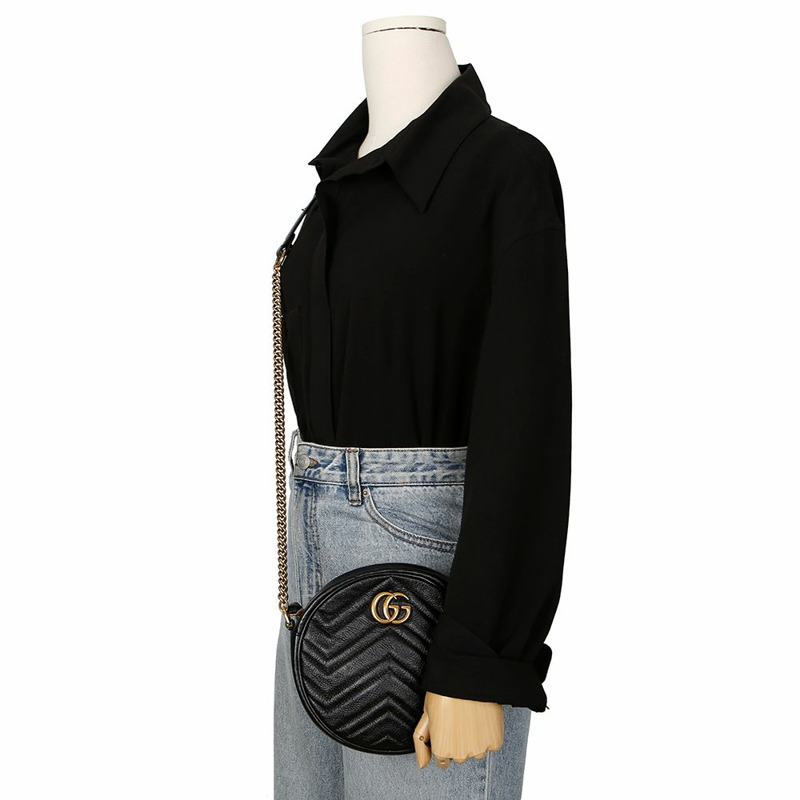 GUCCI 550154 GG Marmont 迷你肩斜背包-10