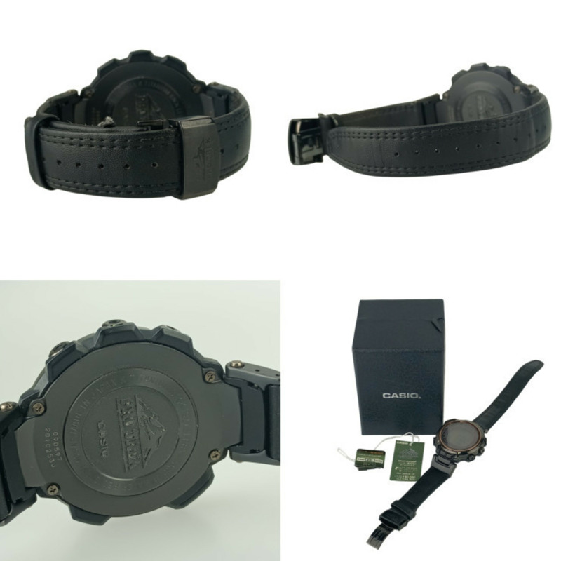 卡西歐 Pro Trek Manaslu PRX2000LB1JF 男士腕錶,配備數位錶盤和真皮錶帶-7