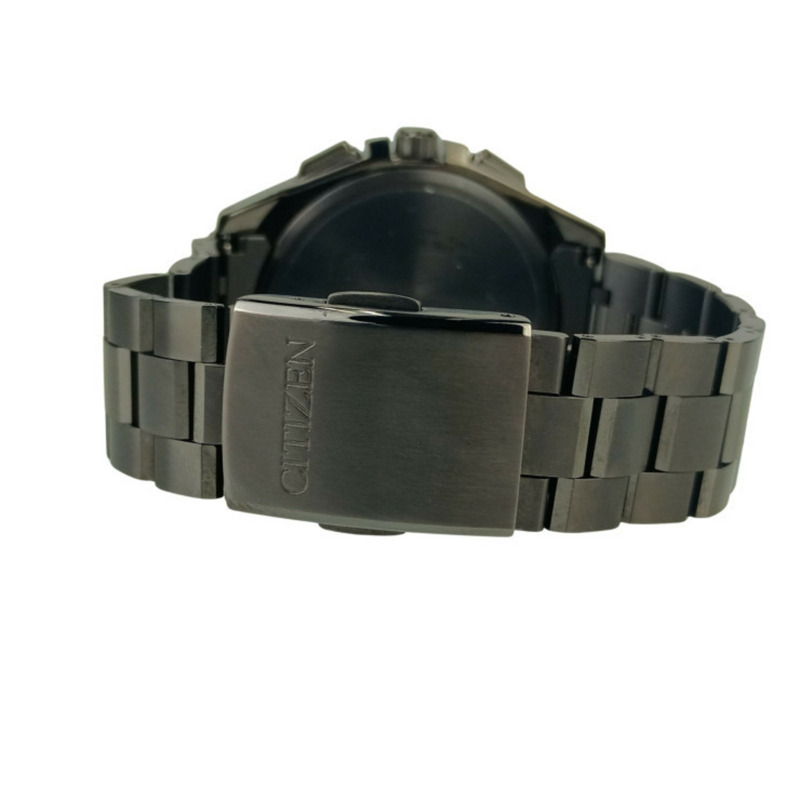 西鐵城 Attesa 光動能黑色鈦金屬系列腕錶 H804T019731 AT804456E TI 男士腕錶-6