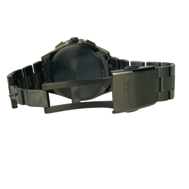 西鐵城 Attesa 光動能黑色鈦金屬系列腕錶 H804T019731 AT804456E TI 男士腕錶-7