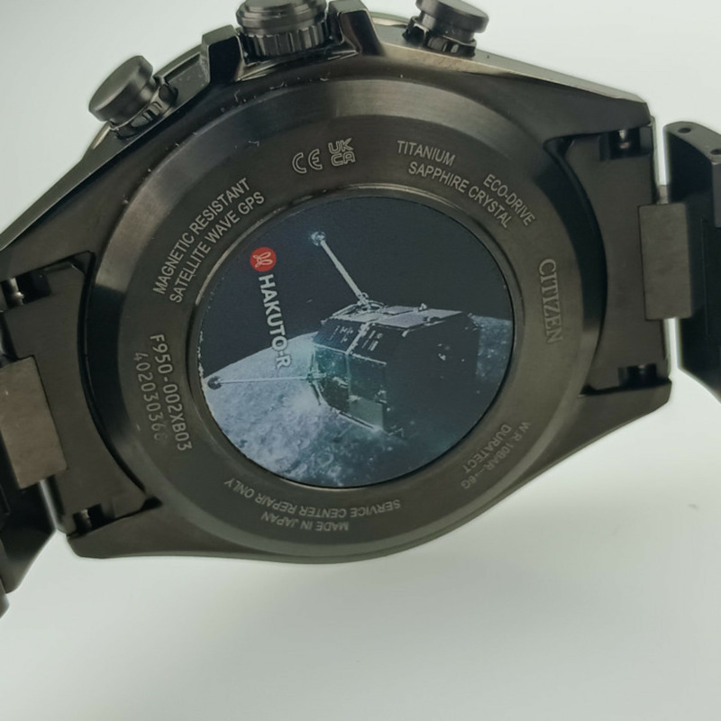 Attesa Satellite Wave HAKUTOR 聯名款 F950 002XB03 CC4065 61Y 男士腕錶，灰色錶盤-8